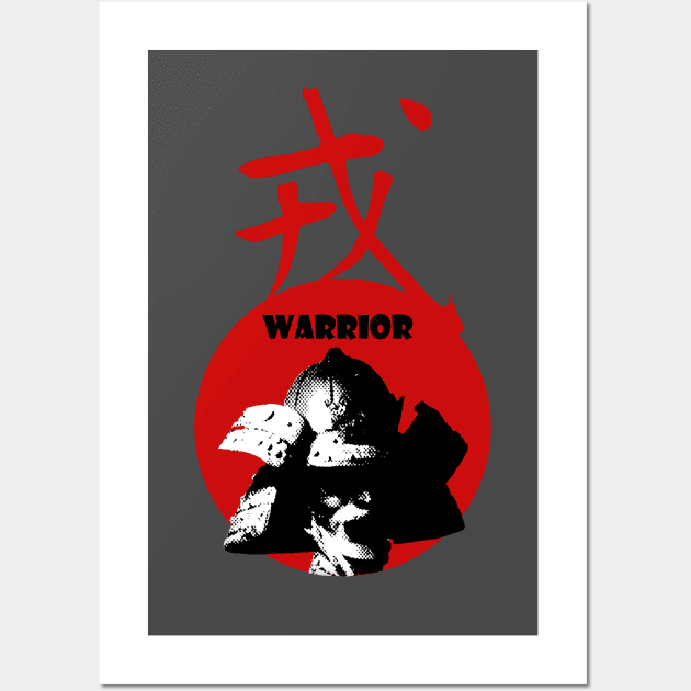 warrior japanese Wall Art by simonartist